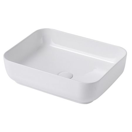 Раковина Abber Rechteck 50 см накладная белая (AC2202)