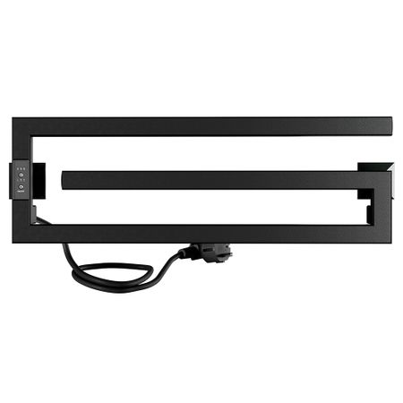 Полотенцесушитель электрический Indigo Sigma 200х600 мм 70 Вт с терморегулятором черный муар скрепки для скрапбукинга 50 шт