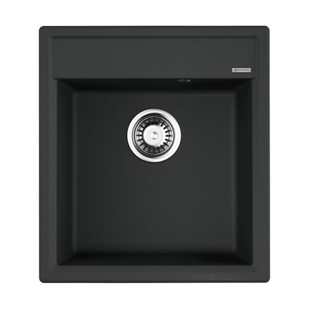 Мойка для кухни Omoikiri Daisen 46х51х20 см врезная с сифоном искусственный камень черная вазон на ножке большой d39 5см тёмный камень