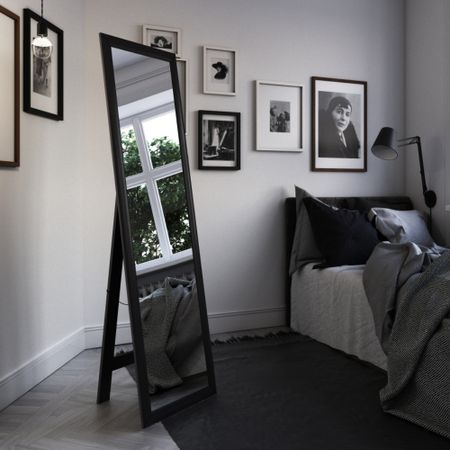 Зеркало напольное Preto 450х1600 мм черное