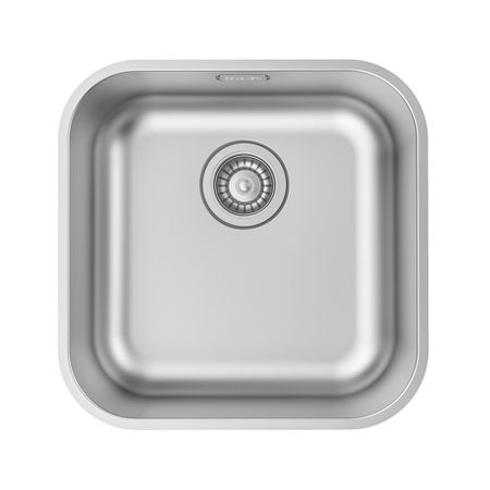 Мойка для кухни Iddis Mate 44,6х44,6х18 см врезная с сифоном сталь (MAT44S0i77) dqok кухонный смеситель из нержавеющей стали