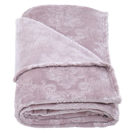 Плед 200х220 см Belezza Кристалл микрофибра розовый