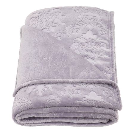 Плед 200х220 см Belezza Кристалл микрофибра фиолетовый