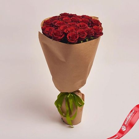 Букет живых цветов AZALIANOW ЦВЕТЫ. ПОДАРКИ. ДЕКОР Классический букет из 25 красных роз