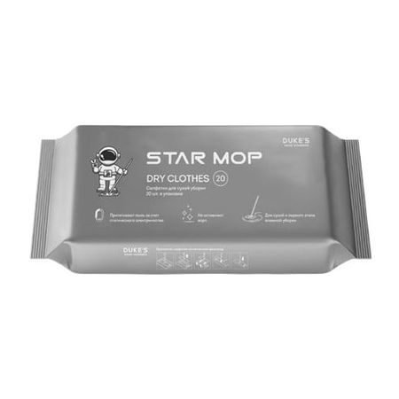 Салфетки Duke's Star Mop Kit для влажной уборки 20 шт