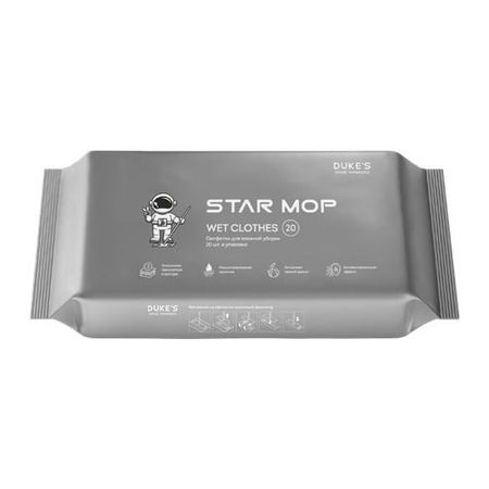 Салфетки Duke's Star Mop Kit для сухой уборки 20 шт