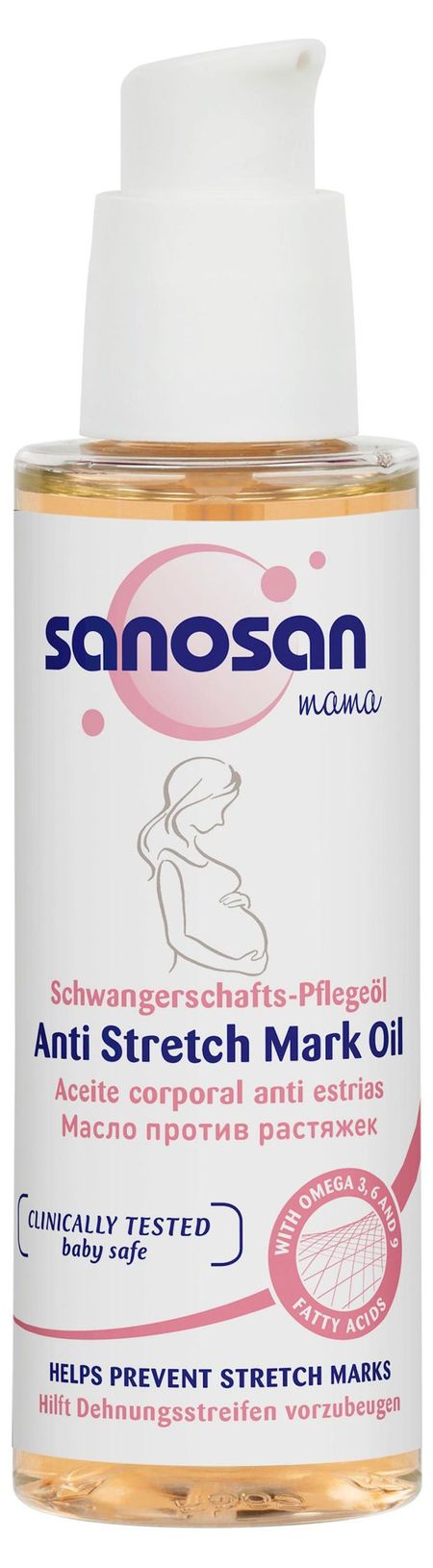 Масло от растяжек Sanosan, 100 мл автомобили германии