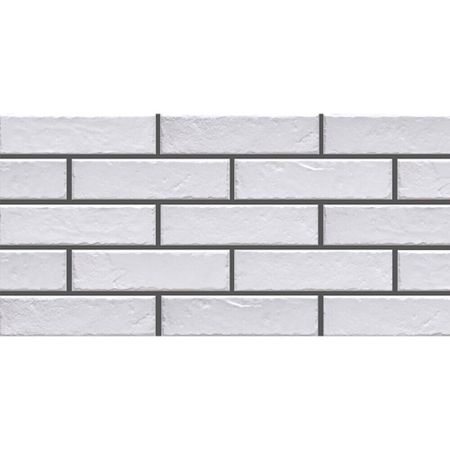 Клинкерная плитка для фасада Cerrad Foggia bianco (38 шт.=0,6 кв.м ) белая 245х65х8 мм