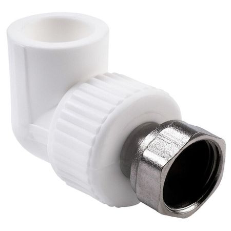 Угол полипропиленовый Lammin 20 мм х 1/2 ВР(г) с накидной гайкой (Lm31053020015)