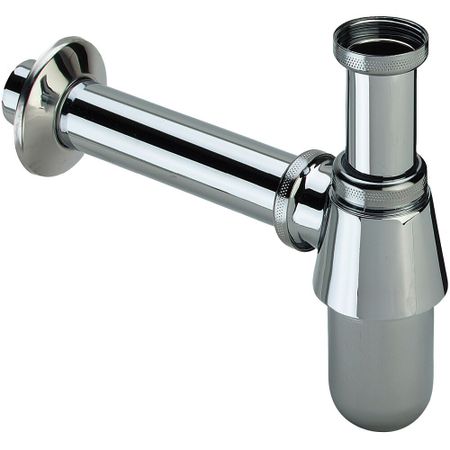 Сифон для раковины Viega 1 1/4х32 мм без выпуска с соединением 32 мм хром (100674)