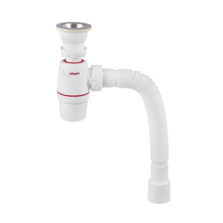 Сифон для мойки Wirquin Neo 1 1/2х40/50 мм с выпуском d70 мм с соединением 40/50 мм (30987067)