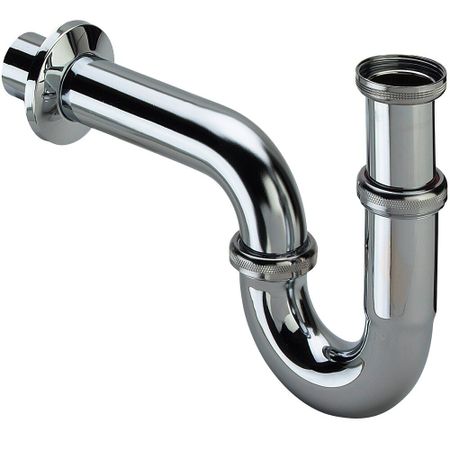 Сифон для раковины Viega 1 1/4х32 мм без выпуска с соединением 32 мм хром (305611)