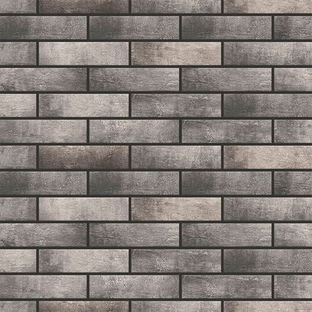 Клинкерная плитка для фасада Cerrad Loft brick pepper spec (38 шт.= 0,6 кв.м) серая 245х65х8 мм