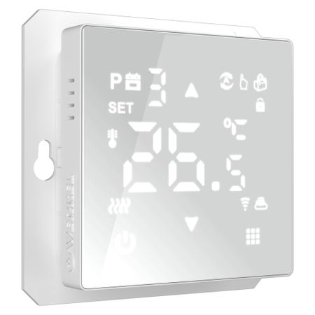 Терморегулятор электронный сенсорный для теплого пола Werkel W1151201 белый с поддержкой Wi-Fi пол гриффин когда дружба провожала меня домой