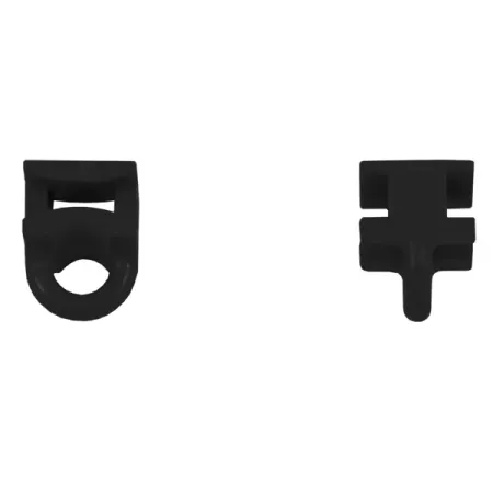 Бегунок для карниза KREAFORTA Pro 1 см цвет черный 20 шт. пластиковый бесшумный шкив для штор