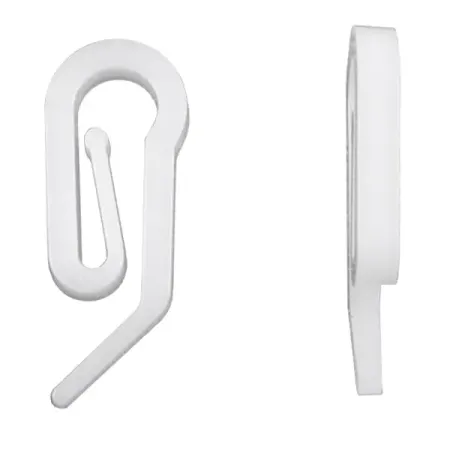 Крючок-зажим для карниза KREAFORTA Pro 2 см цвет белый 50 шт. металлические крючки алюминиевые   из 50 штук