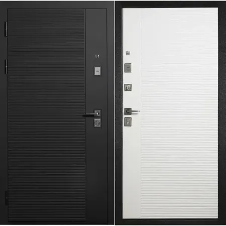 Дверь входная металлическая Форпост 100 86x205 см левая белая