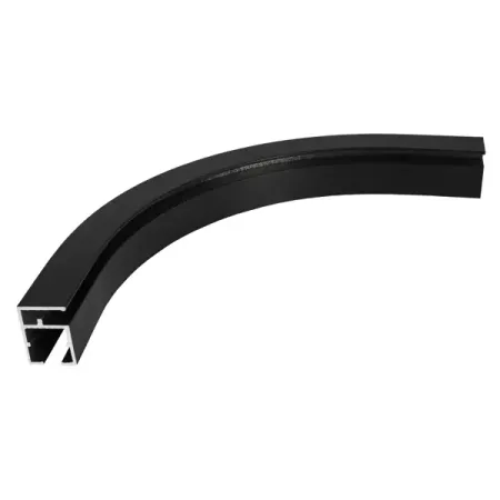 Соединитель поворотный для карниза однорядный KREAFORTA Pro внешний алюминий цвет черный металлический соединитель для аквариума up cloud 20 мм