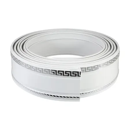 Бленда Тесей пластик 5 м цвет белый/хром