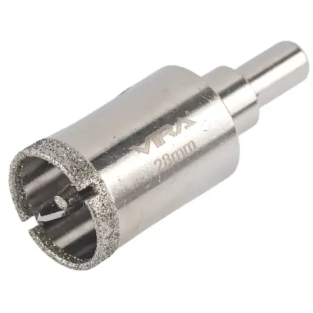 Коронка алмазная по керамограниту и керамике Vira 559540 28 мм