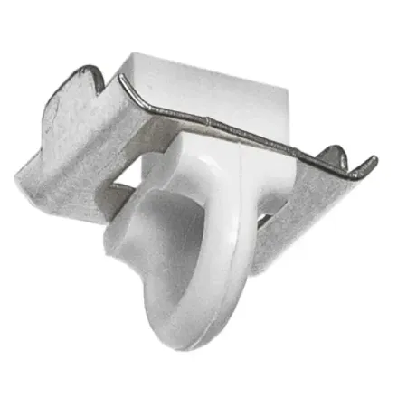 Крючок-зажим для карниза KREAFORTA Pro 1 см цвет белый 4 шт. прозрачные вакуумные присоски крючки из пвх из 10 штук