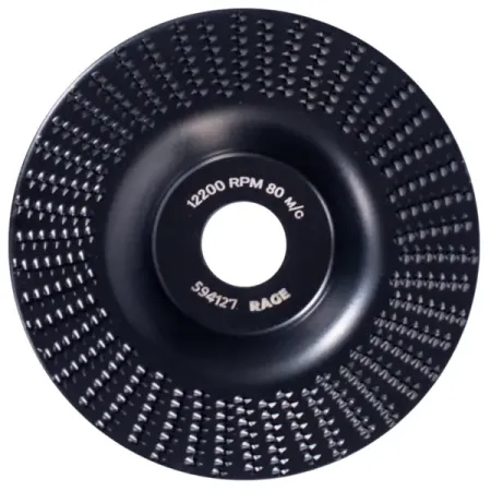 Чашка шлифовальная обдирочная плоская по дереву Rage 594127 125x22.2 мм