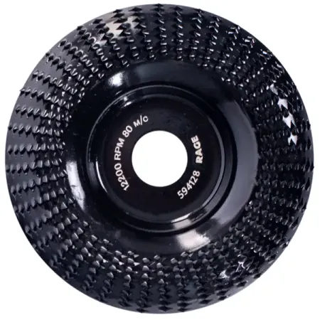 Чашка шлифовальная обдирочная коническая по дереву Rage 594128 125x22.2 мм