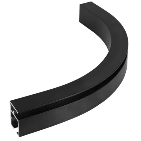 Соединитель поворотный для карниза однорядный KREAFORTA Pro внутренний алюминий цвет черный металлический соединитель для аквариума up cloud 20 мм