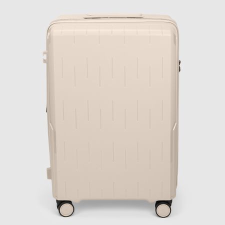 Чемодан Smarter Luggage из полипропилена, размер 24, абрикосовый 43х27х66 см