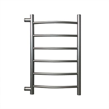 Полотенцесушитель водяной Indigo Arc 700х400 мм лесенка с боковым подключением 600 мм графит металлик mijia мини перезаряжаемый фонарик с боковым светом