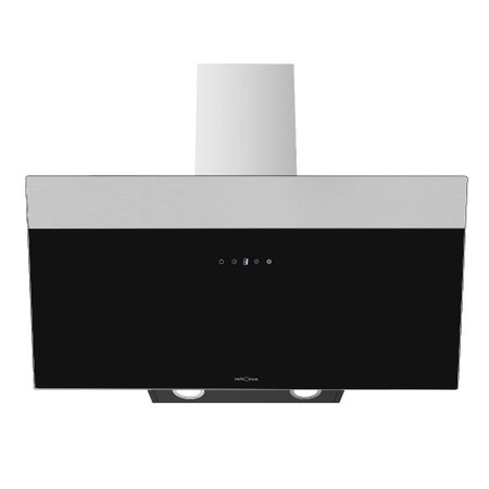 Кухонная вытяжка наклонная Krona Kristen A 900 Black S 89,5 см черная/нержавеющая сталь