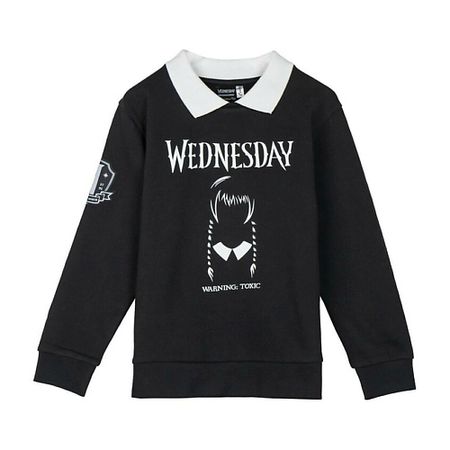 Свитшот WEDNESDAY Толстовка без капюшона детская Wednesday одежда yami yami одежда толстовка с капюшоном для собаки жёлтая s