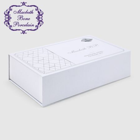 Набор столовых приборов Macbeth bone porcelain Stone, 24 предмета