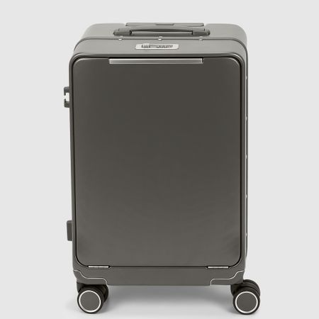 Чемодан Smarter Luggage из поликарбоната, размер 24, шампань 43х26х64 см чемодан smarter luggage из полипропилена   24 абрикосовый 43х27х66 см