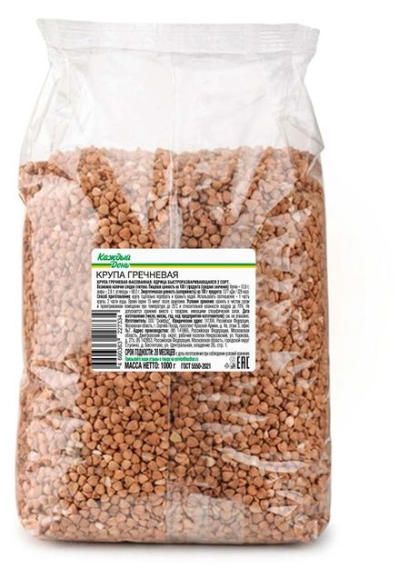 Гречневая крупа Каждый день, 1 кг