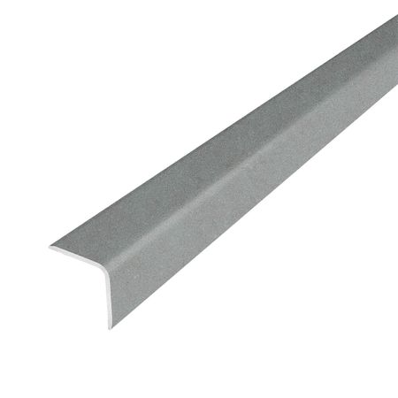 Уголок для плитки скошенный край алюминиевый 2700х20х20 мм бетон скай