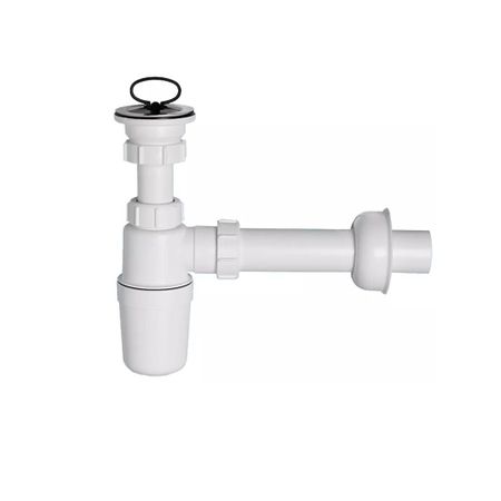Сифон для раковины McAlpine 1 1/4х32 мм с выпуском d70 мм с соединением 32 мм белый (MRW1)