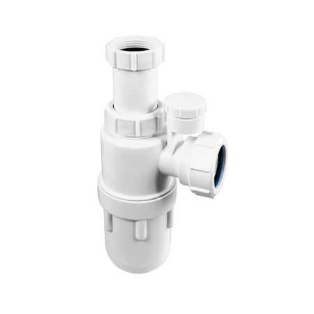 Сифон для раковины McAlpine 1 1/4х32 мм без выпуска с соединением 32 мм белый (MRW2-SV-NW)