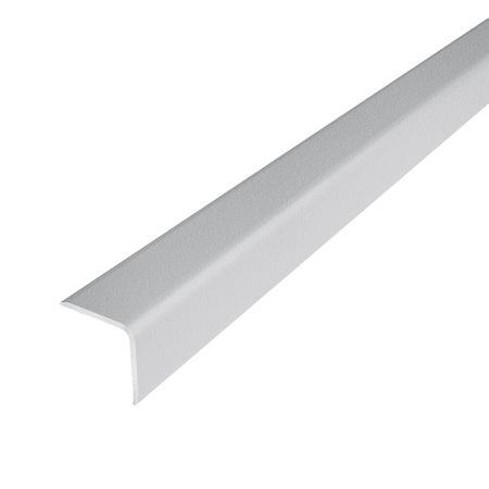 Уголок для плитки матовый скошенный край алюминиевый 2700х20х20 мм муар айс
