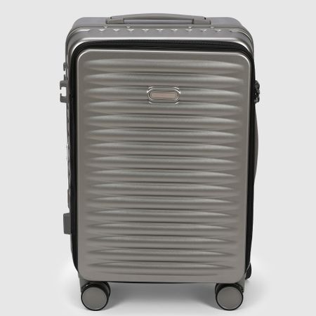 Чемодан Smarter Luggage из поликарбоната, размер 20, шампань 36х25х57 см чемодан smarter luggage из полипропилена   24 абрикосовый 43х27х66 см