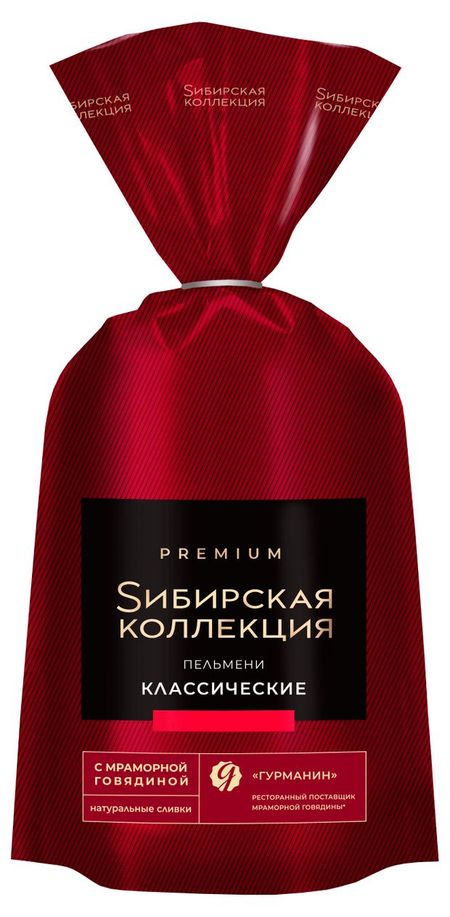 Пельмени Sибирская Коллекция Premium Классические с мраморной говядиной, 700 г
