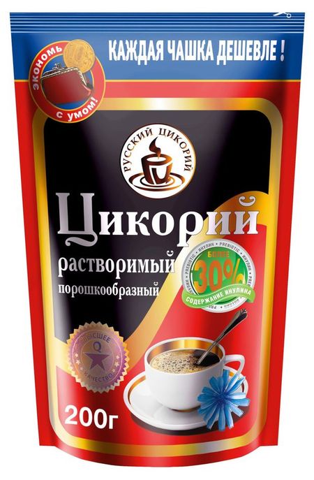 Цикорий растворимый Русский цикорий порошкообразный, 200 г