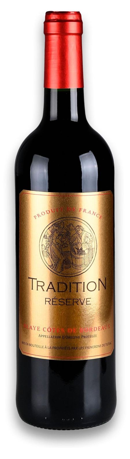 Вино Blaye Cotes de Bordeaux Tradition Reserve красное сухое Франция, 0,75 л