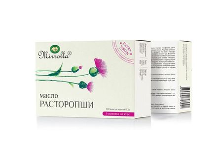 Масло расторопши Мирролла, 100 капсул генрих манн великосветский прием учитель гнус