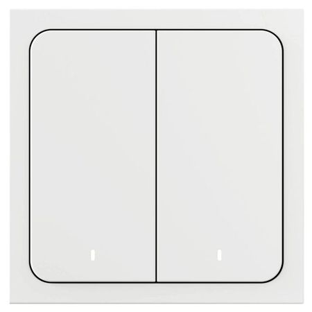 Умный беспроводной выключатель Yandex YNDX-00534 двухклавишный