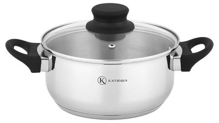 Кастрюля Катюша Прима нержавеющая сталь, 2,7 л