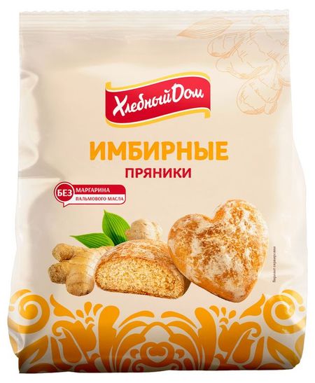 Пряники Хлебный Дом Имбирные, 300 г