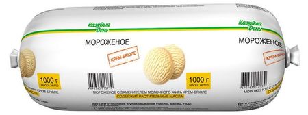 Мороженое Каждый день крем-брюле батон ЗМЖ, 1 кг