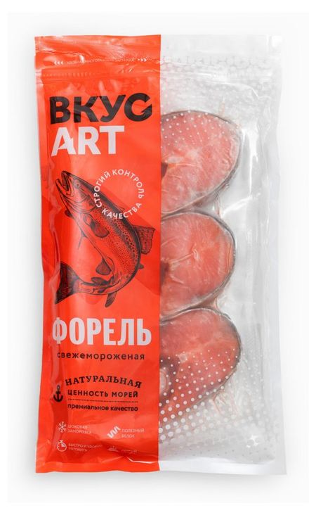 Форель замороженная Вкус Арт стейк, 500 г