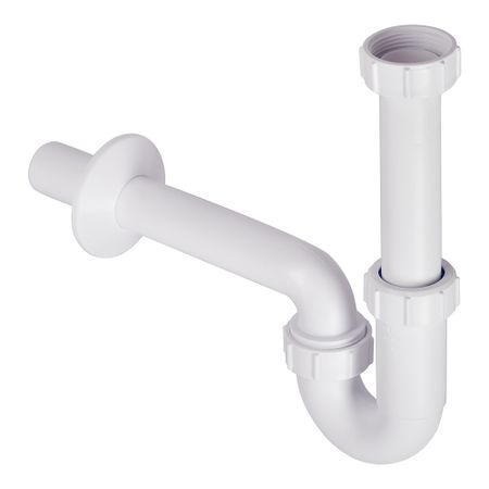 Сифон для раковины McAlpine 1 1/4х32 мм без выпуска с соединением 32 мм с отводом (MRW8)